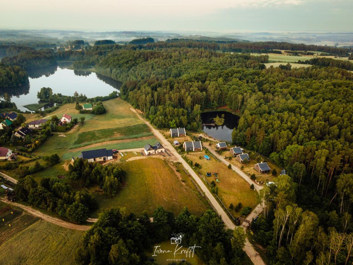 Osada Skoczkowo Komfortowe Domki Z Jacuzzi Nad Jeziorem- Sauna- Balia- Prywatny Staw Wedkarski Podiazy Kültér fotó